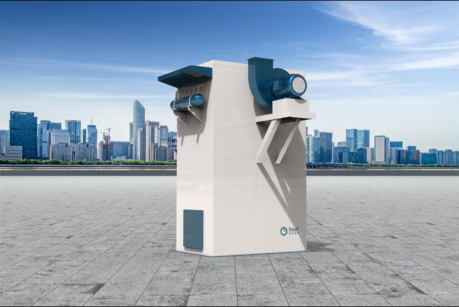 【BY脈沖濾筒除塵器】倉頂、主機、料場除塵器